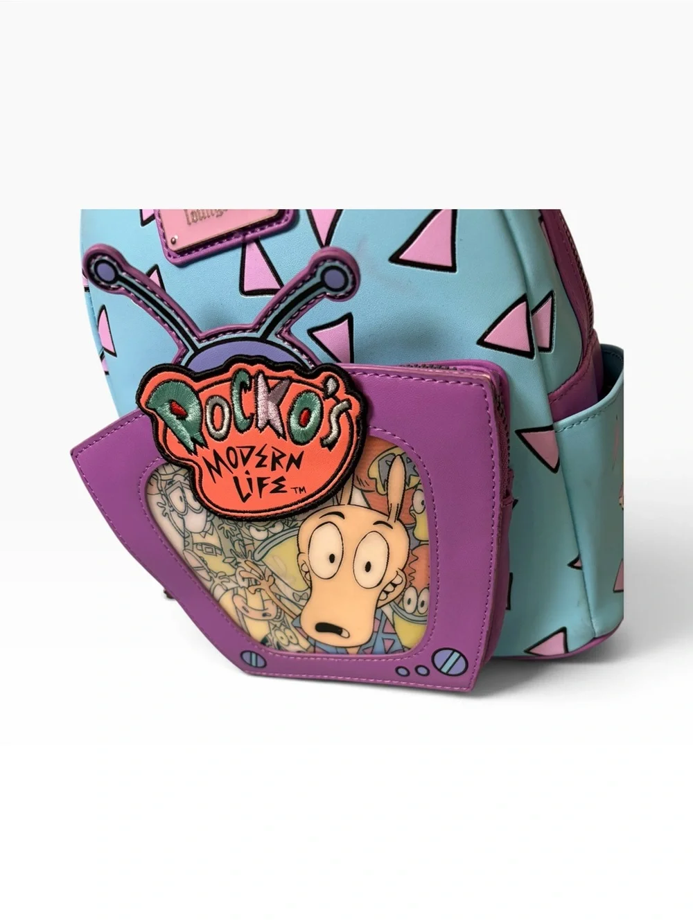 Nickelodeon Loungefly Rocko's Modern Life Lenticular Mini Backpack & Wallet Set